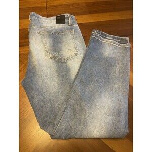 Vintage Y2K Request Brand Baggy Streetwear Grunge Denim Jeans Size 36x30